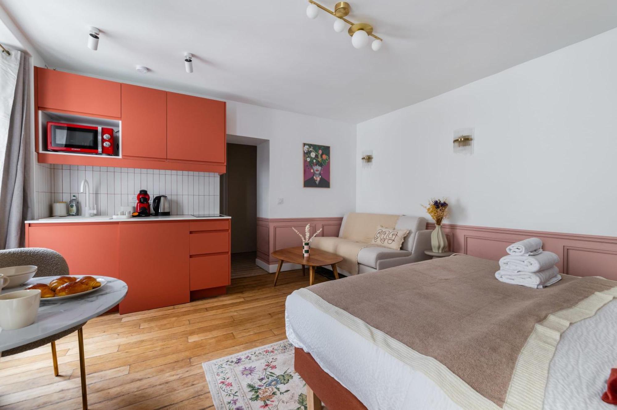 Grand Studio Refait A Neuf Paris 16 - 4P - Flat-Guest Buitenkant foto